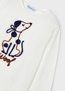 Mayoral Girl Puppy T-Shirt