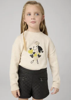 Mayoral Girl Quilted Shorts