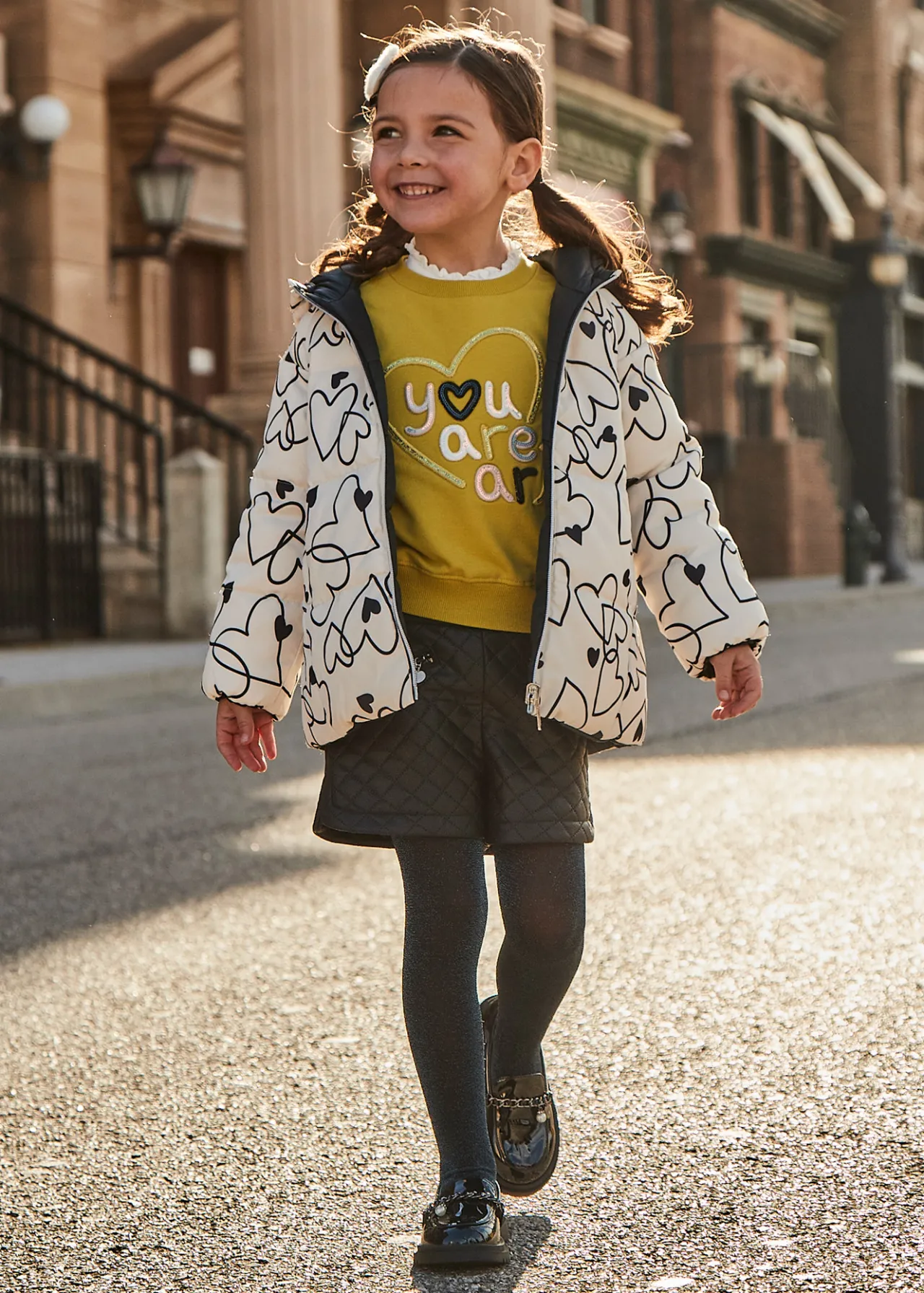 Mayoral Girl Quilted Shorts