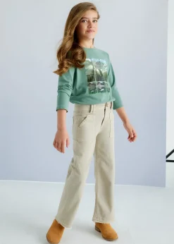 Mayoral Girl Relaxed Shoulder T-Shirt