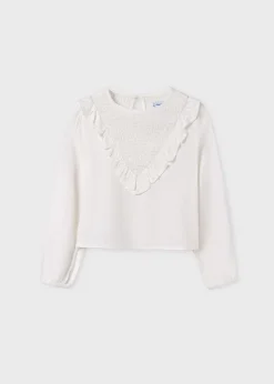 Mayoral Girl Ruffle Blouse