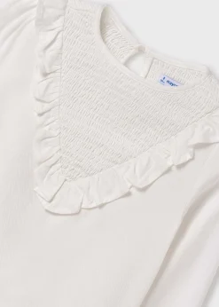 Mayoral Girl Ruffle Blouse