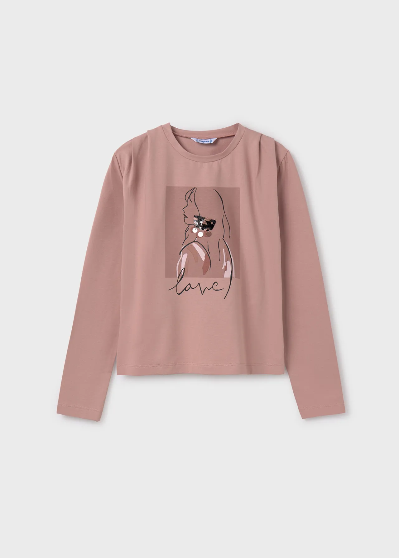 Mayoral Girl Sequin Detail T-Shirt