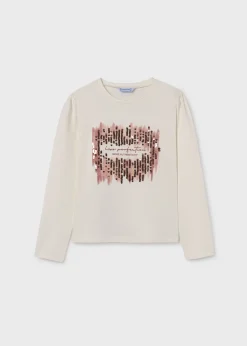 Mayoral Girl Sequin T-Shirt