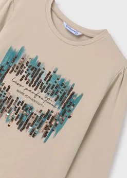 Mayoral Girl Sequin T-Shirt