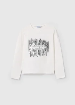 Mayoral Girl Sequin T-Shirt