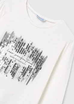 Mayoral Girl Sequin T-Shirt
