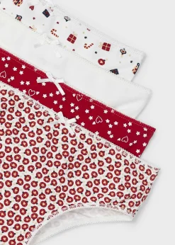 Mayoral Girl Set of 4 Briefs