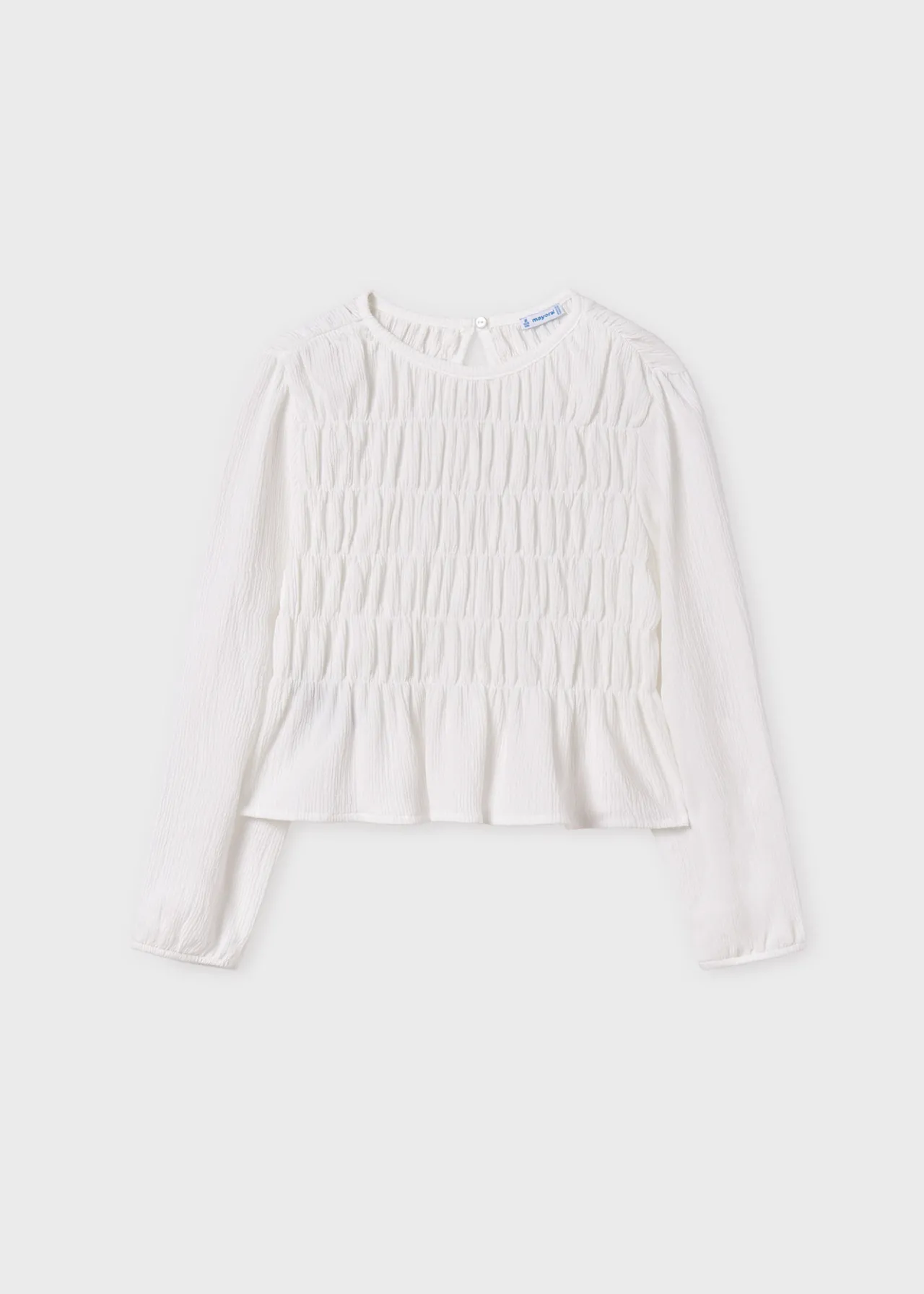 Mayoral Girl Shirred Blouse