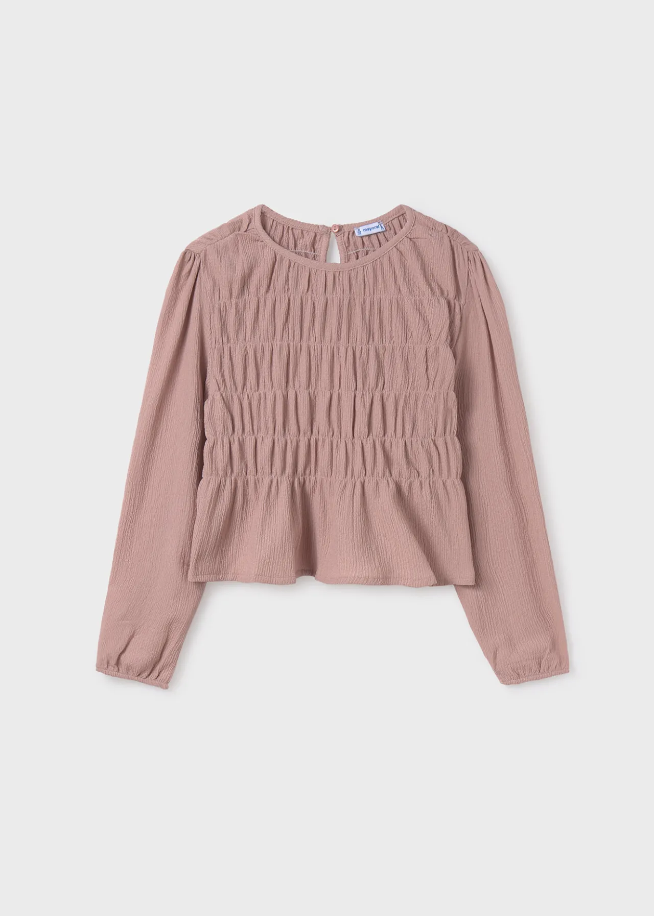 Mayoral Girl Shirred Blouse