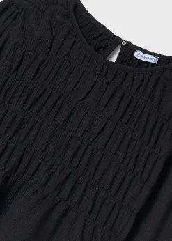 Mayoral Girl Shirred Blouse