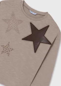 Mayoral Girl Strass Star T-Shirt