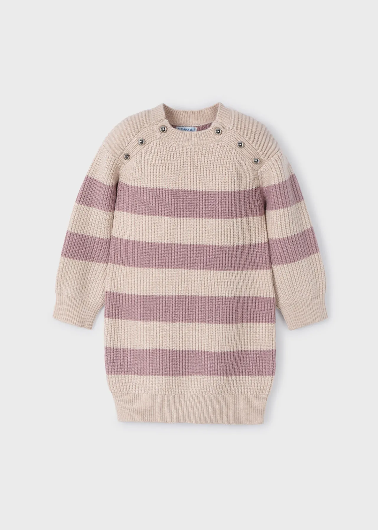 Mayoral Girl Striped Knit Dress