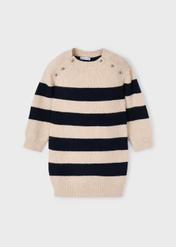 Mayoral Girl Striped Knit Dress