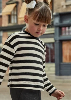 Mayoral Girl Striped Sweatshirt and Pants Set