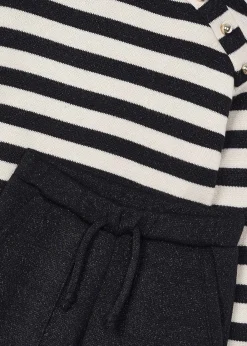 Mayoral Girl Striped Sweatshirt and Pants Set