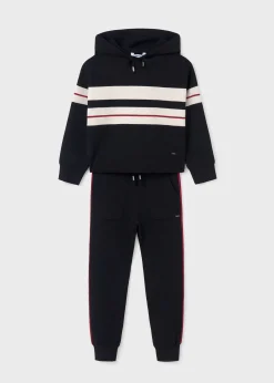 Mayoral Girl Striped Tracksuit Set