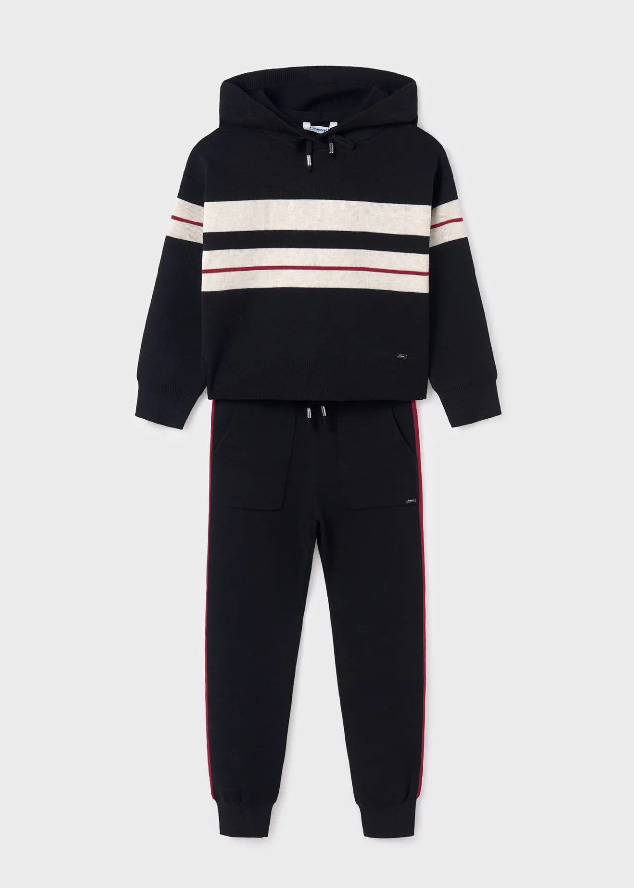 Mayoral Girl Striped Tracksuit Set