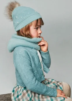 Mayoral Girl Structured Knit Cardigan