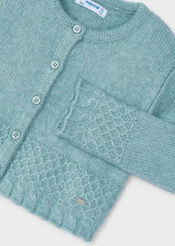 Mayoral Girl Structured Knit Cardigan