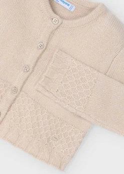 Mayoral Girl Structured Knit Cardigan