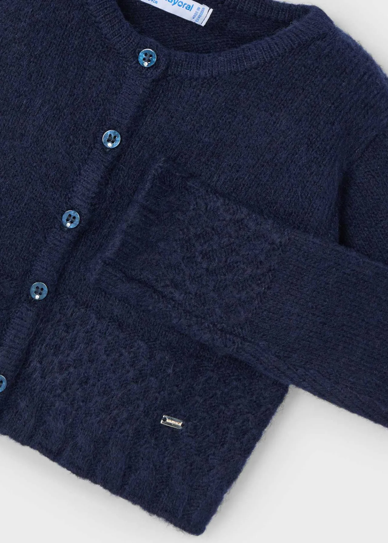 Mayoral Girl Structured Knit Cardigan