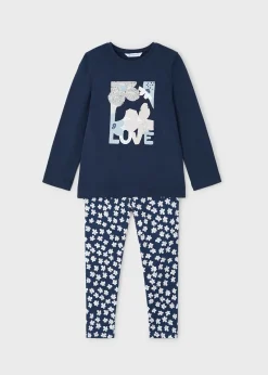 Mayoral Girl T-Shirt and Print Leggings Set