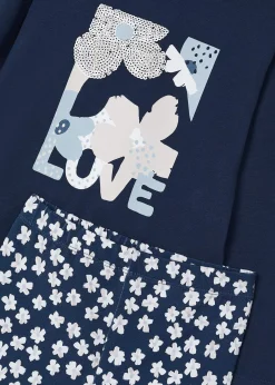 Mayoral Girl T-Shirt and Print Leggings Set