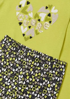 Mayoral Girl T-Shirt and Print Leggings Set