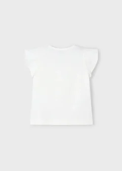 Mayoral Girl T-Shirt with Applique