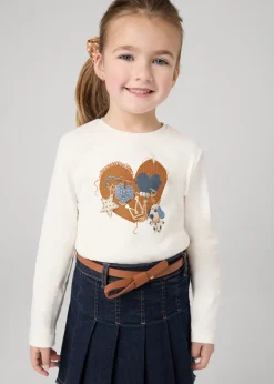 Mayoral Girl T-Shirt with Scrunchie