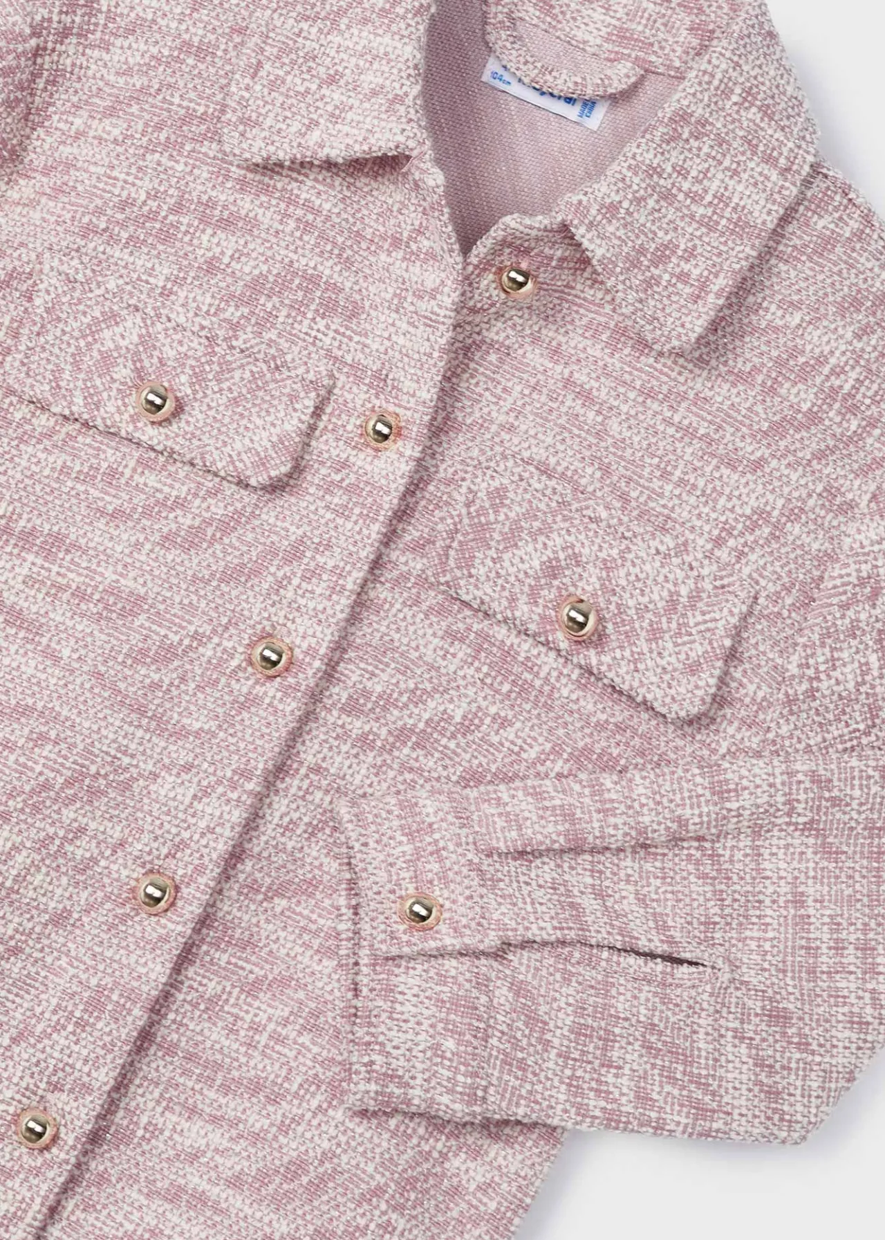Mayoral Girl Tweed Overshirt