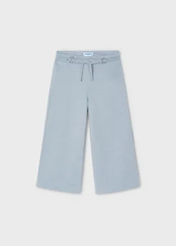 Mayoral Girl Wide Leg Pants with Tie Waist
