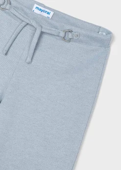 Mayoral Girl Wide Leg Pants with Tie Waist
