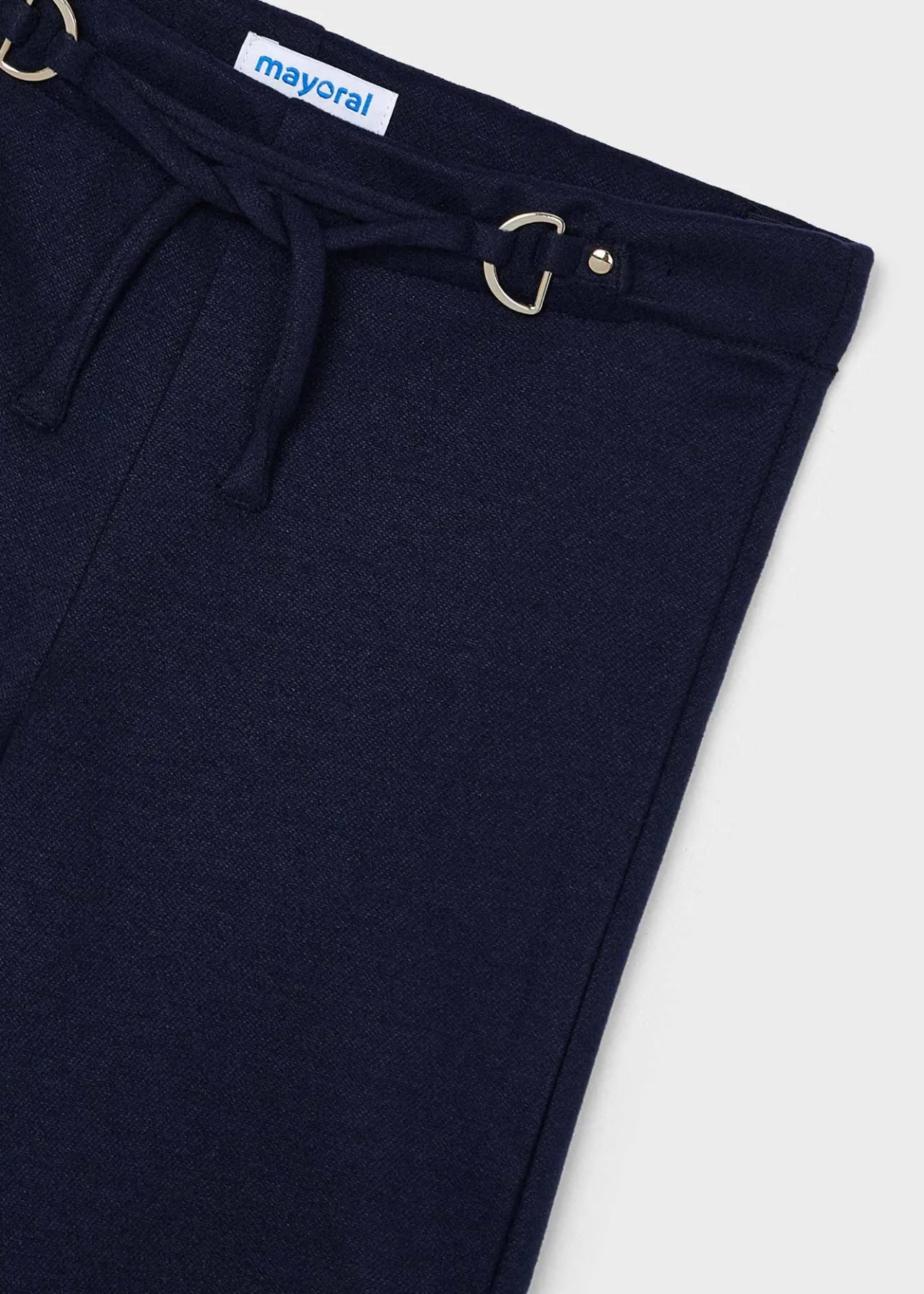 Mayoral Girl Wide Leg Pants with Tie Waist