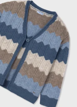Mayoral Girl Zigzag Cardigan