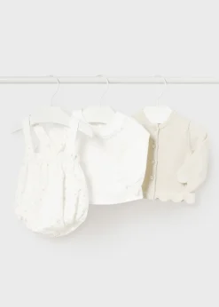 Mayoral Newborn 3 Piece Formal Set