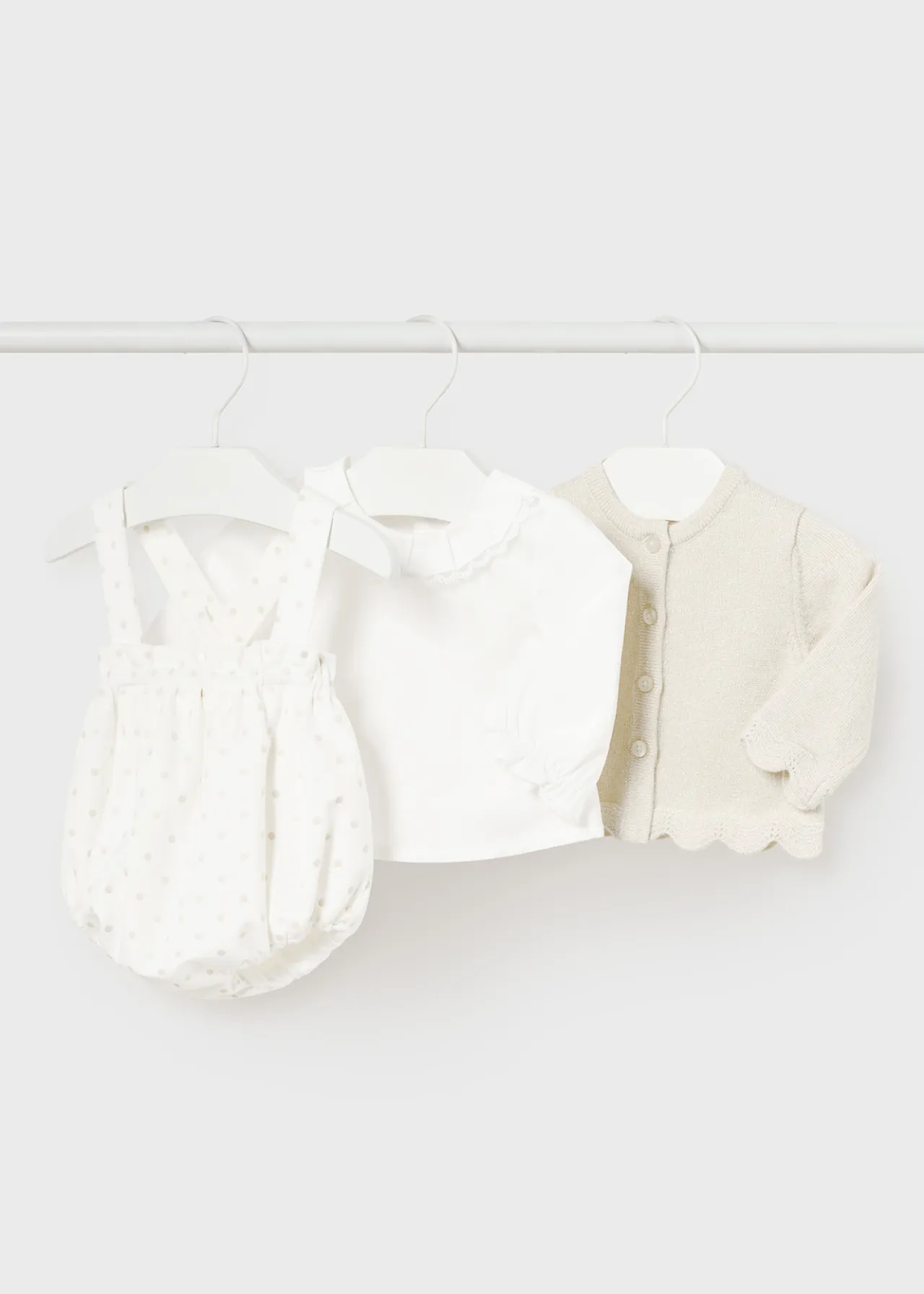 Mayoral Newborn 3 Piece Formal Set