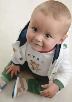 BOY Mayoral Newborn 3 Piece Print Tracksuit Set