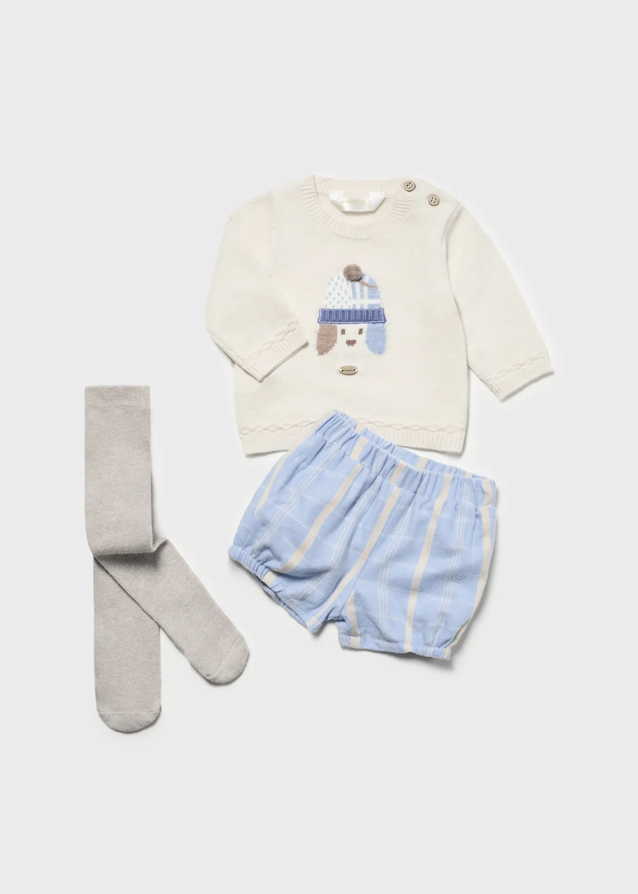BOY Mayoral Newborn 3 Piece Puppy Set