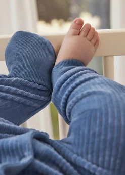 BOY Mayoral Newborn Corduroy One-Piece