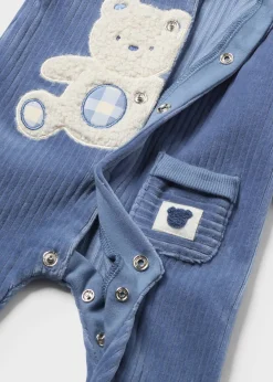 BOY Mayoral Newborn Corduroy One-Piece