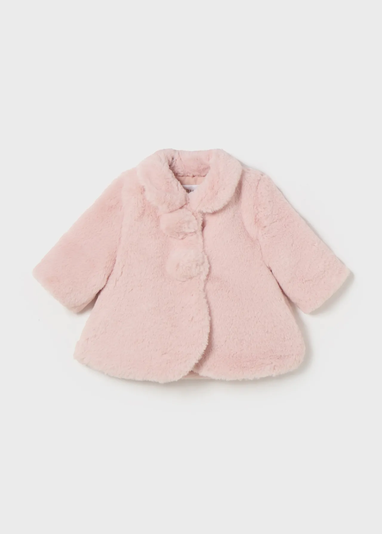 Mayoral Newborn Faux Fur Coat