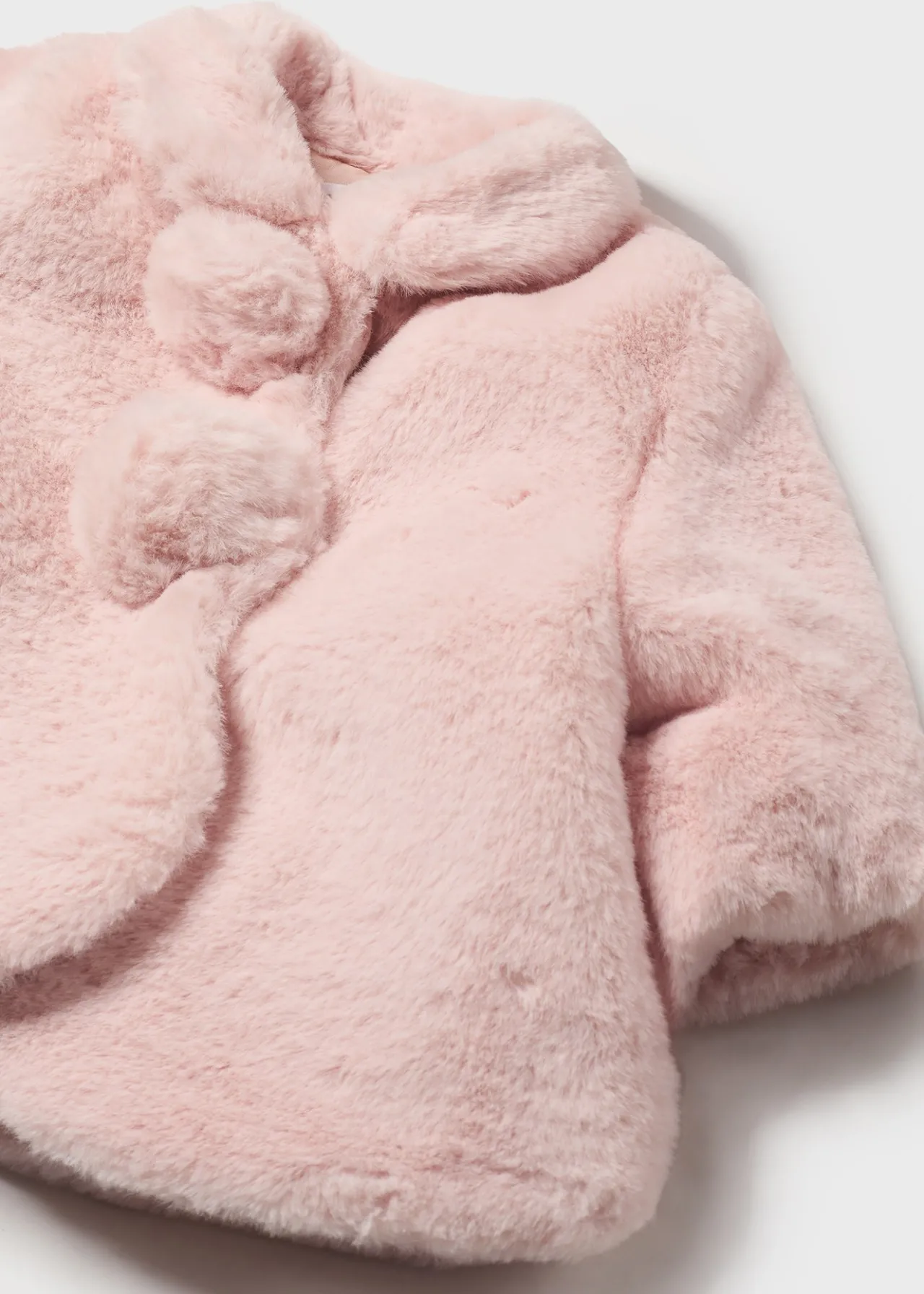 Mayoral Newborn Faux Fur Coat