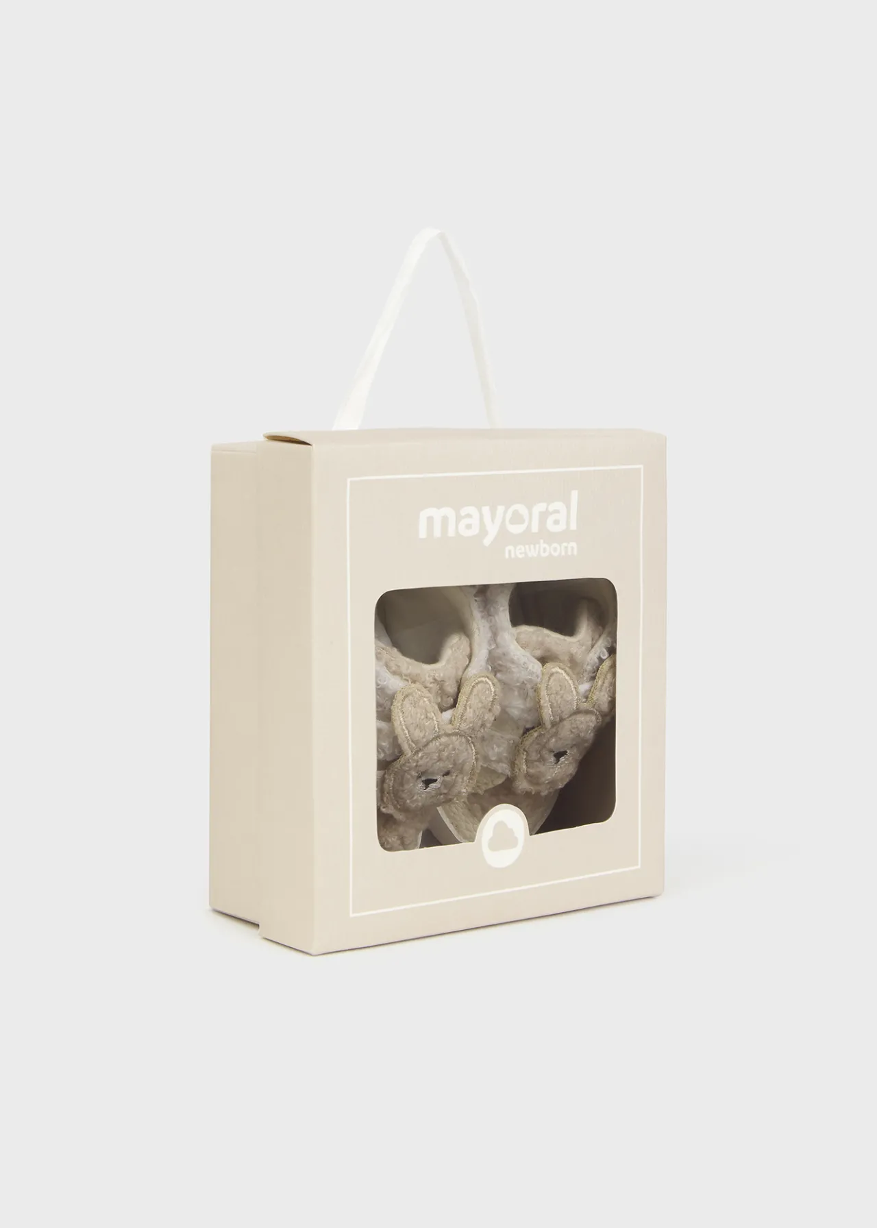 Mayoral Newborn Faux Sheepskin Sneakers