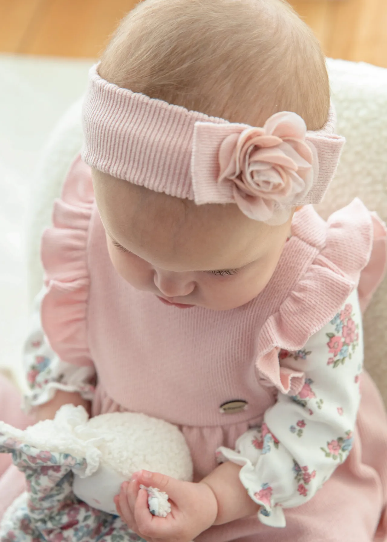 Mayoral Newborn Floral Headband