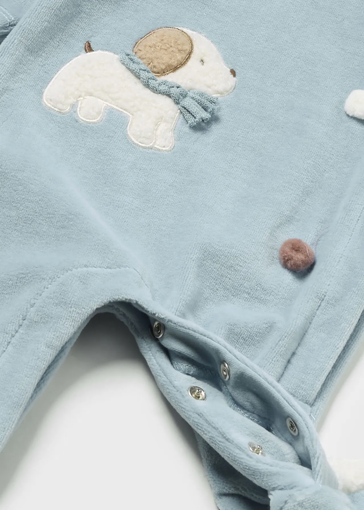 BOY Mayoral Newborn Footed One-Piece