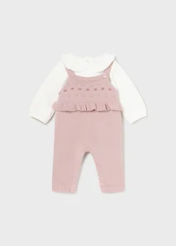 Mayoral Newborn Girl 3 Piece Knit Set