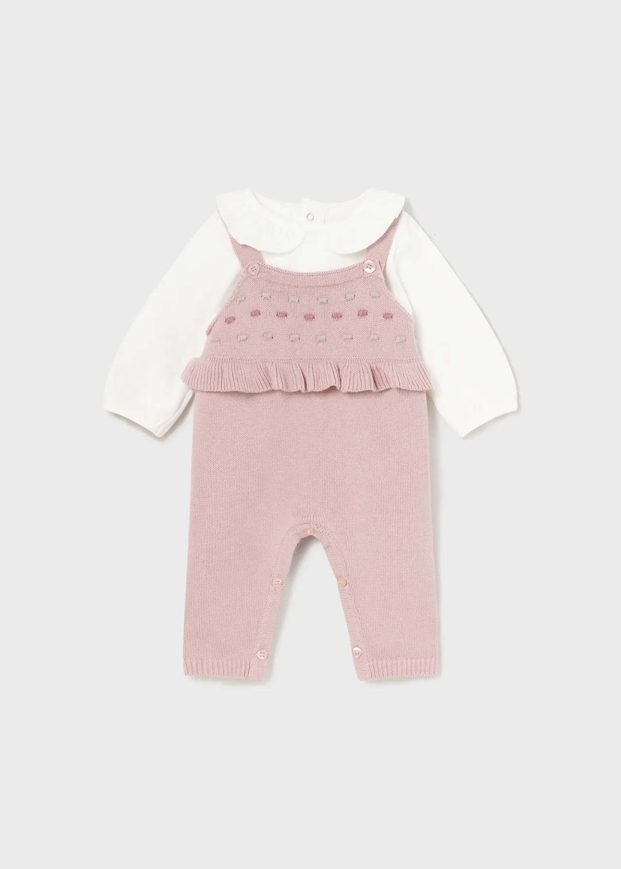 Mayoral Newborn Girl 3 Piece Knit Set