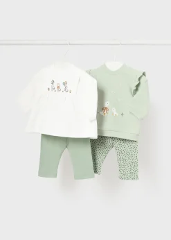 Mayoral Newborn Girl 4 Piece Terry Set
